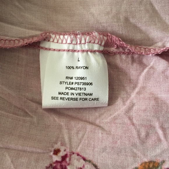 Pink Rose Off Shoulder Bell Sleeves Floral Top - Picture 6 of 6